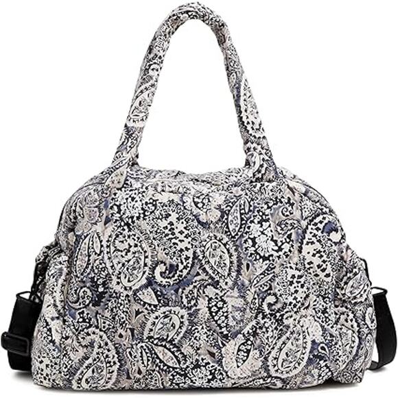 Vera Bradley Featherweight Travel Bag, Stratford Paisley NWT - Picture 1 of 4